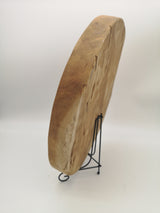 Tablett / Wandbild aus Teakholt mit Resin - Grün Blau Gold